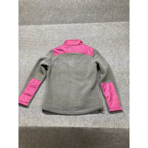 Everlast Fleece Jacket Women’s Size Medium Gray Long Sleeve Full Zip - Picture 10 of 11
